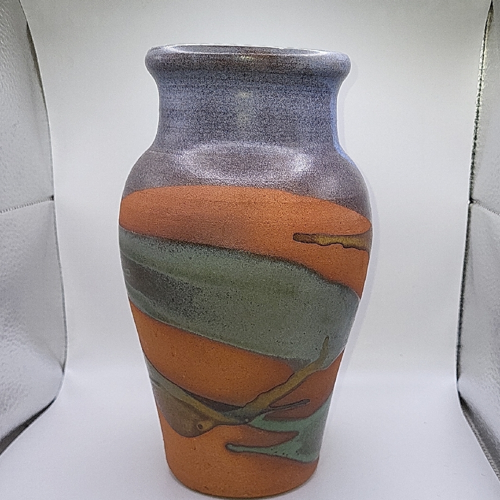 Source Unknown Multicolor Ceramic Vase